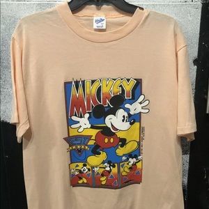 Vintage 80s Velva Sheen Mickey Mouse T-shirt